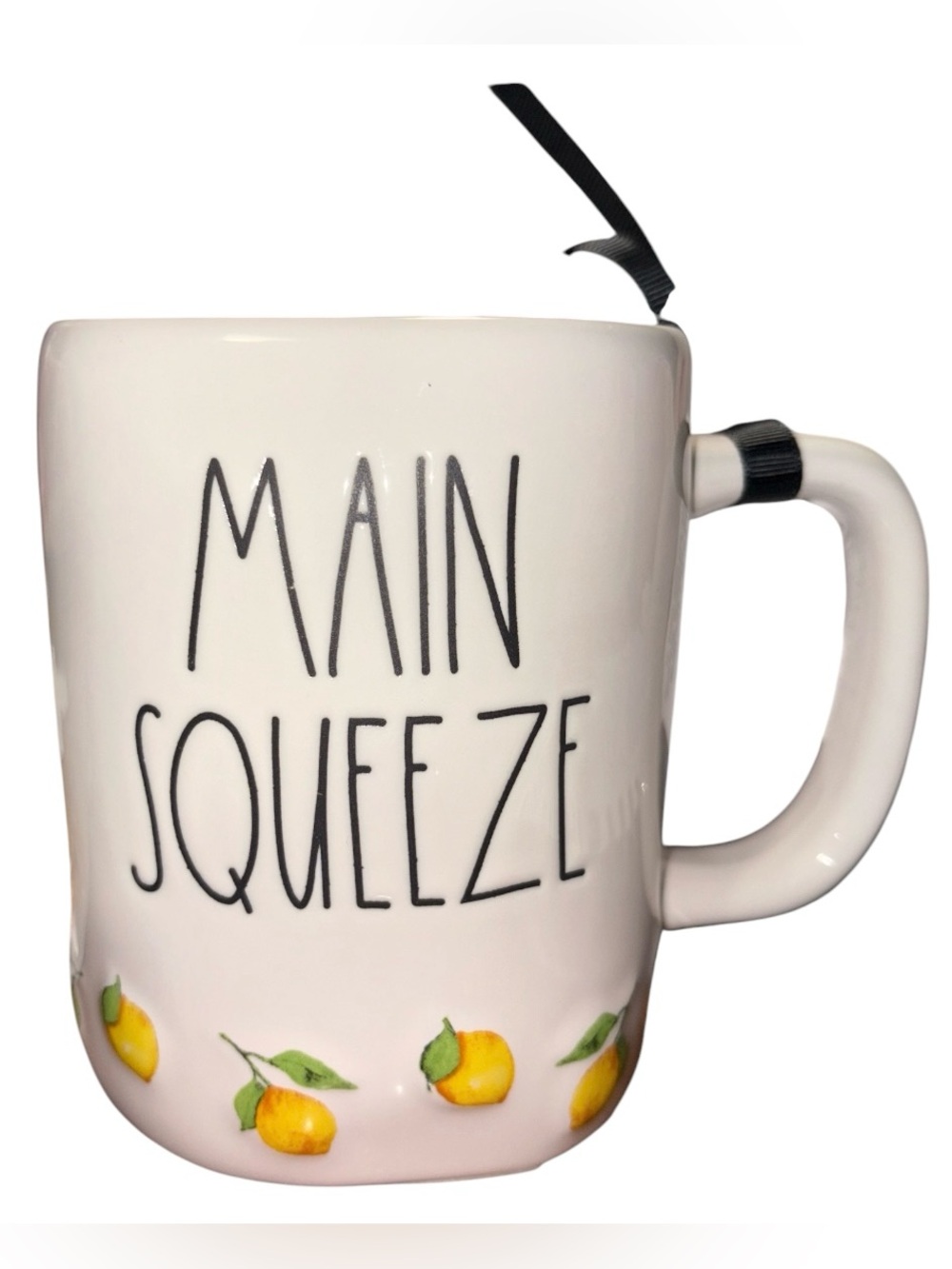 Rae Dunn 'Main Squeeze' Lemon Ceramic Mug